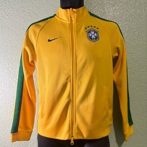 BRASIL , ORIGINAL NIKE , SPORT JACKET , SIZE LARGE , CBF